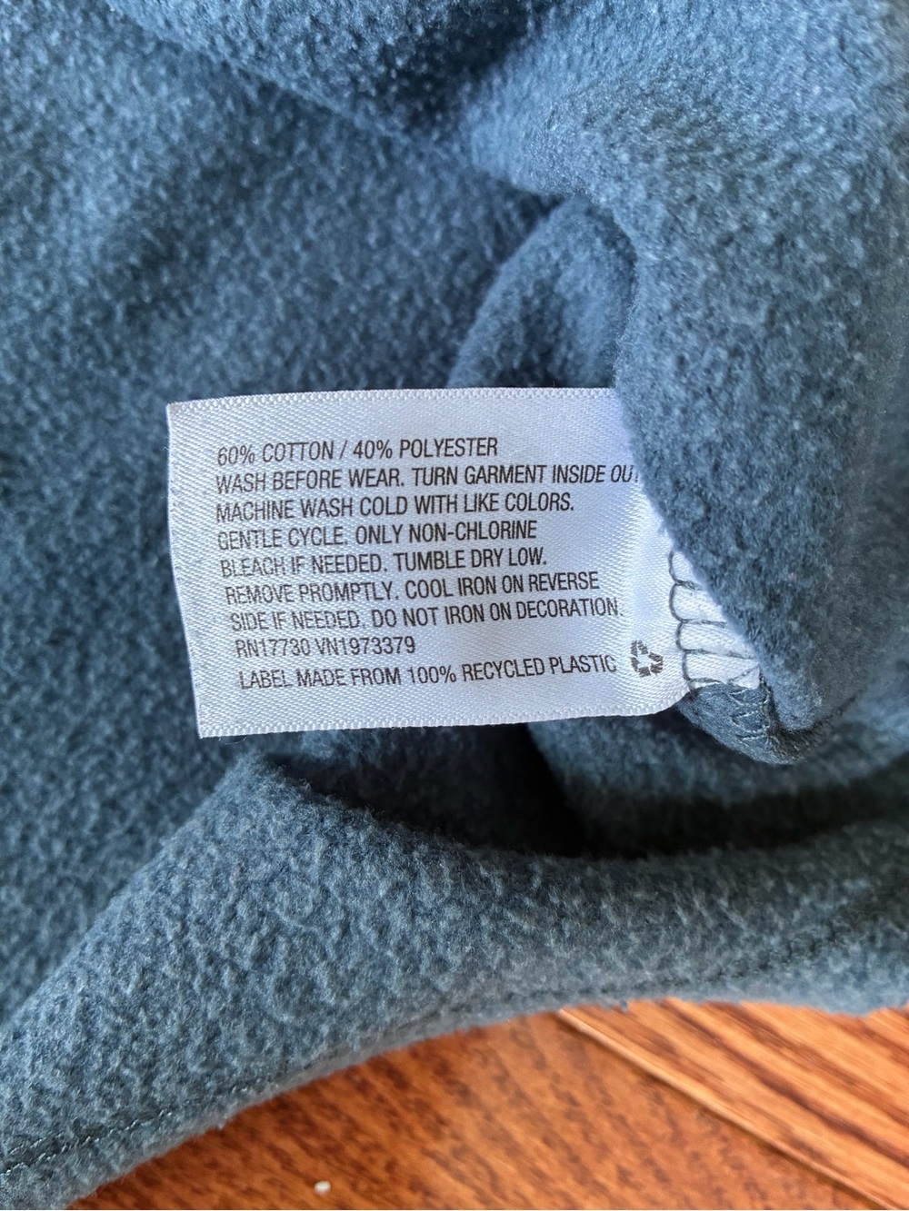 art class Blue 'Upstate NY' Graphic crewneck sweatshirt - girls XL 14/16 - Picture 4 of 6
